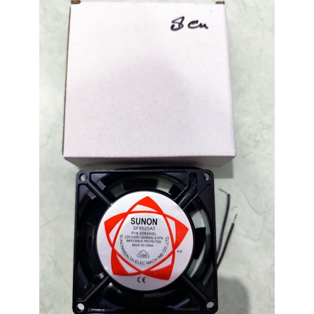 Kipas Angin Pendingin Internal Fan AC 8025 AC 220V - Cooling Fan ukuran 80mm x 80mm x 25mm
