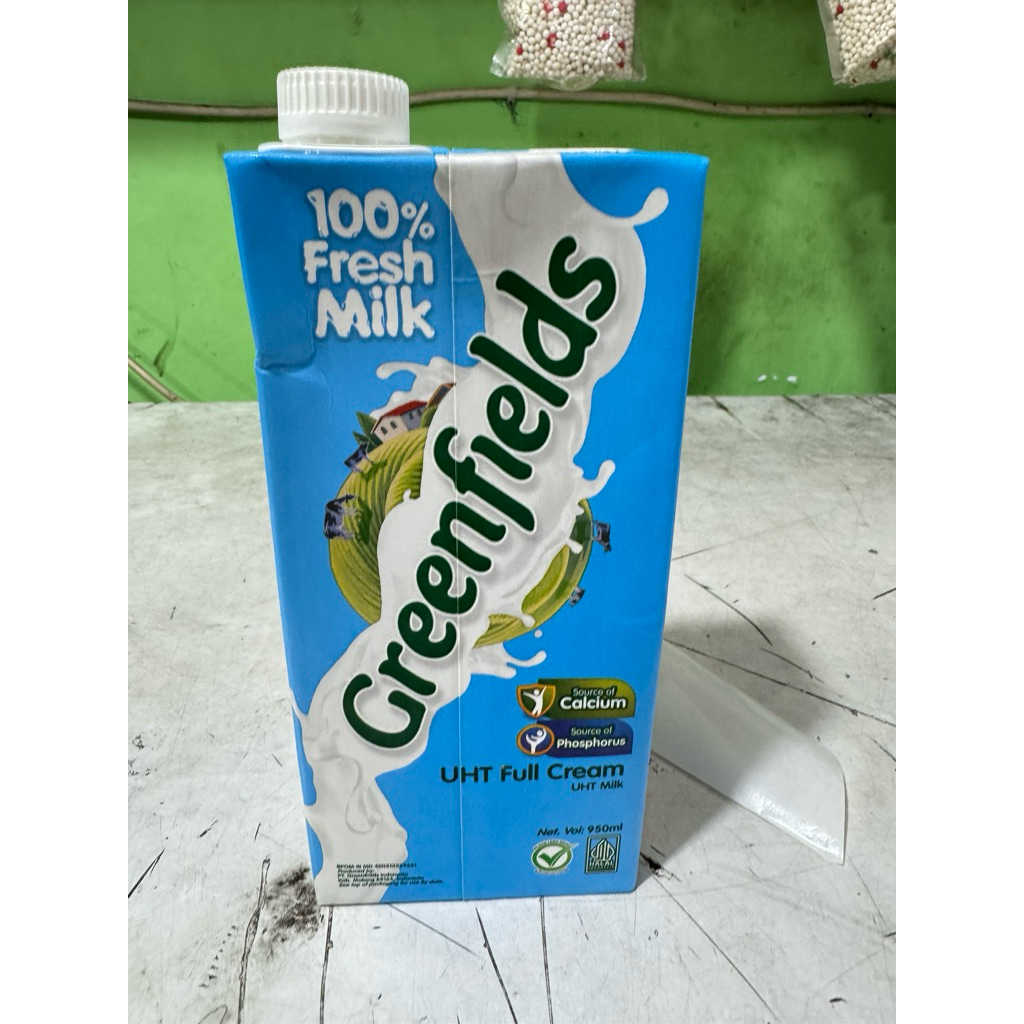 uht greenfields 1 liter susu