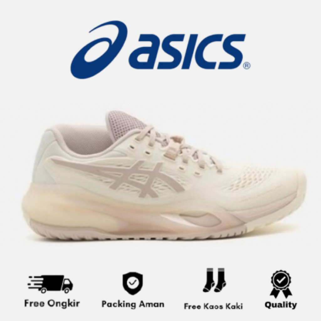 Asics Tennis Or Padel Shoes Gel Resolution X Cream Beige Tennis Shoes