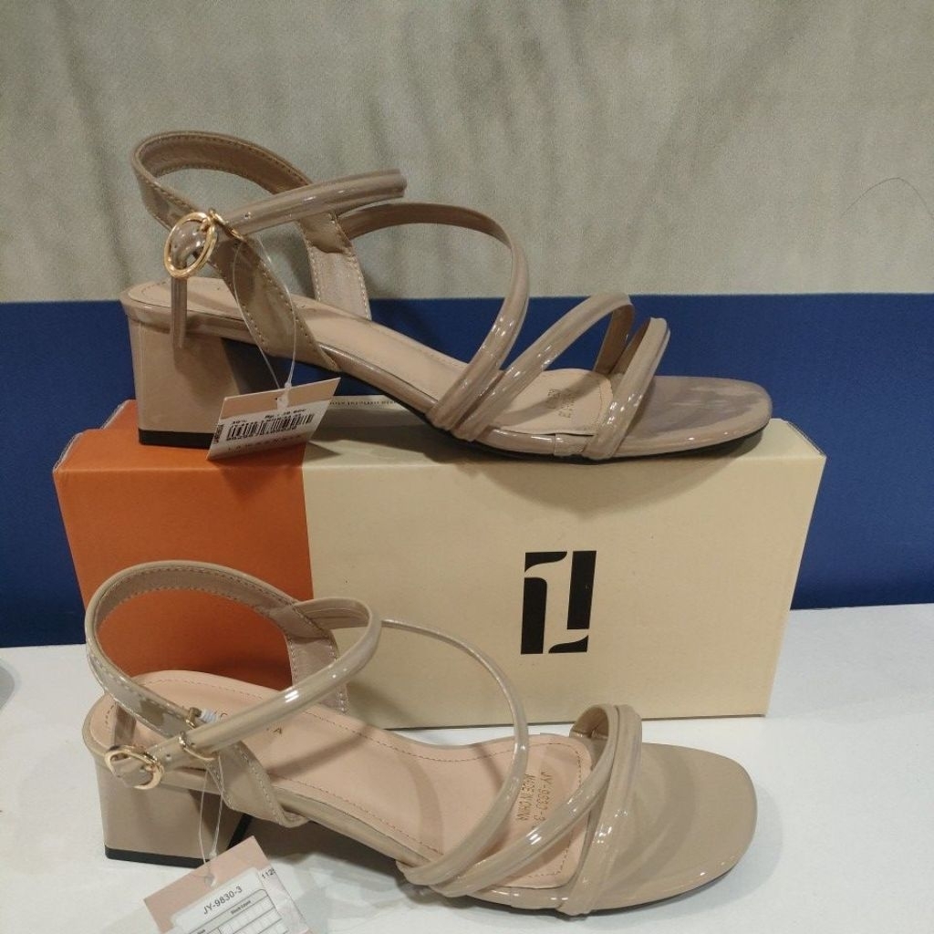 SEPATU SANDAL LAWRENSIA HAK 5CM NEW ARRIVAL (36-40)
