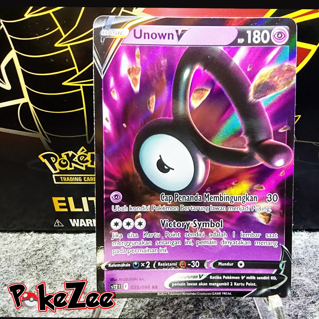 Unown V RR Kartu Pokemon TCG Indonesia