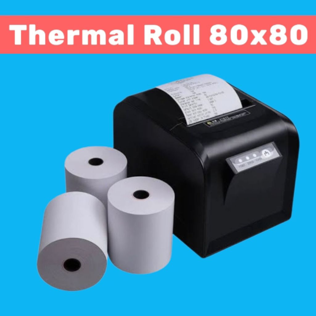 Thermal 80x80 - Kertas Kasir Thermal 80x80