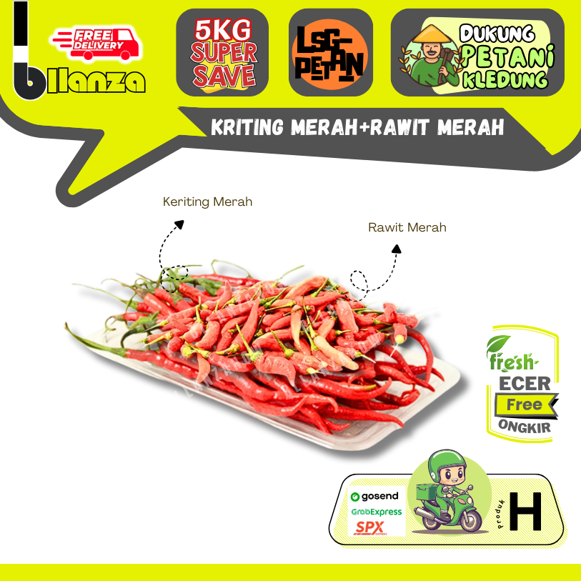 Bllanzanow | Cabe Merah Mix Cabe Rawit — Sayur Gunung ECER