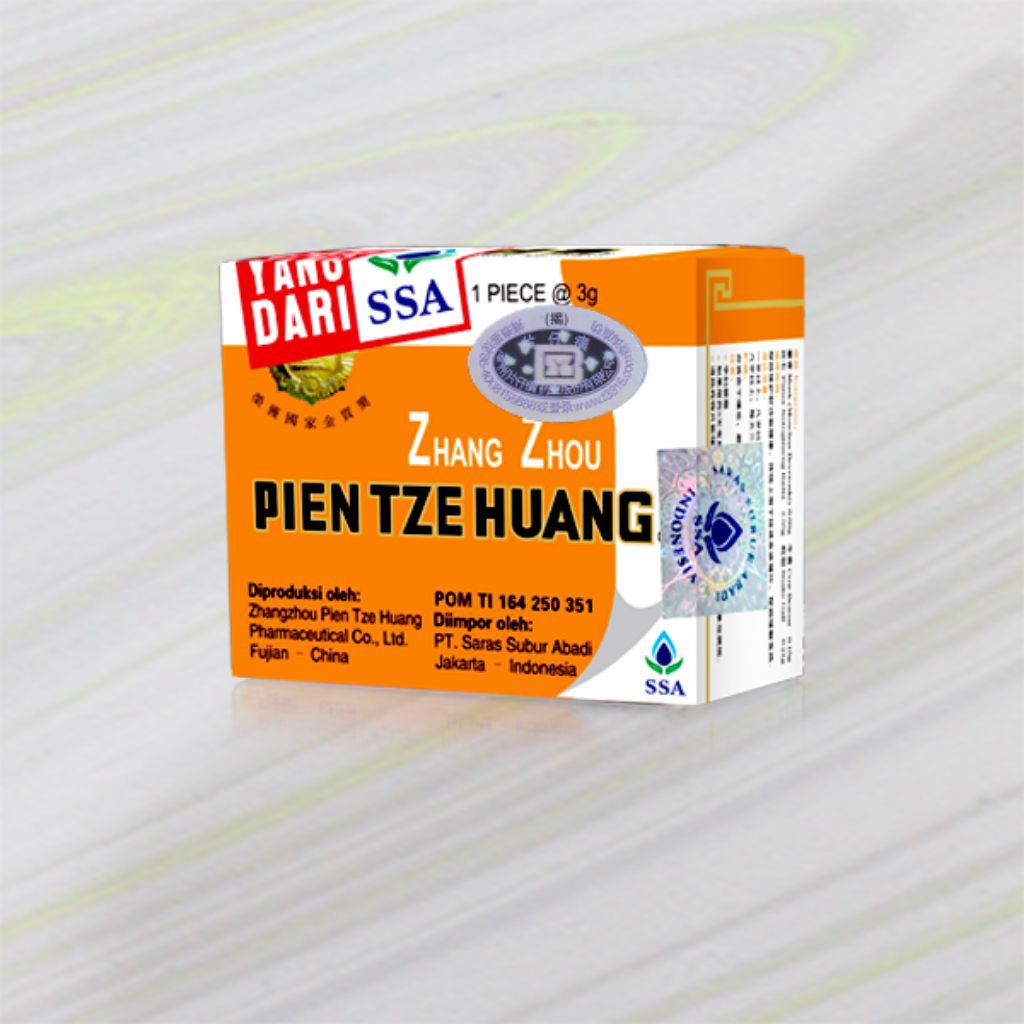 Pien Tze Huang Asli Obat Herbal Cina Mengeringkan Bekas Luka Asli SSA