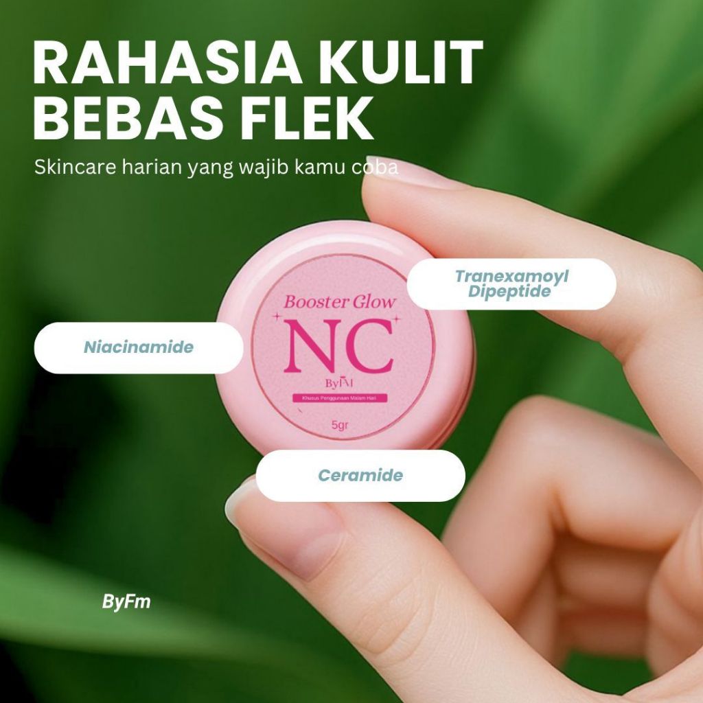 CREAM KHUSUS Flek - CREAM NC Booster Glow Perawatan Wajah Glowing Anti Jerawat