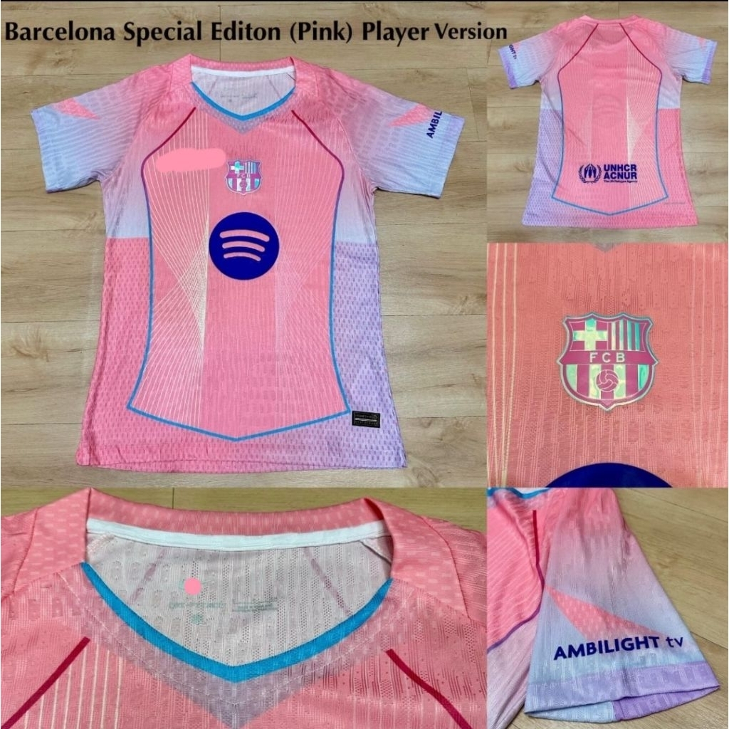 Jersey Kaos Baju Sepak Bola Barca Barka Barce Barcelona Home Away 3rd Third Edisi Special Spesial Ed
