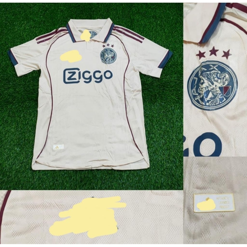 Jersey Kaos Baju Sepak Bola Ajax Amsterdam Home Away 3rd Third Klub Club Medioker Papan Bawah Liga B
