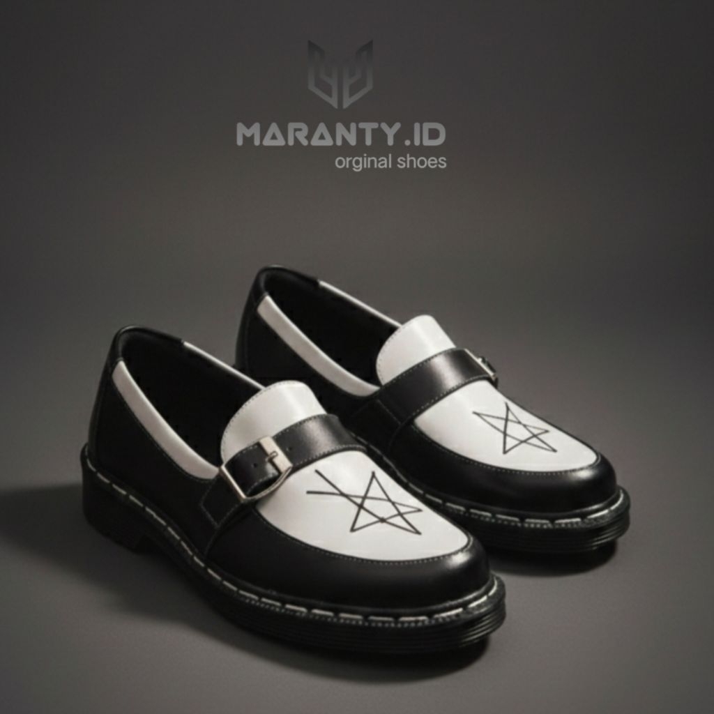 MARANTY.ID OFFICIAL Sepatu peria wanita kulit kerja kantoran kuliahan loaper
