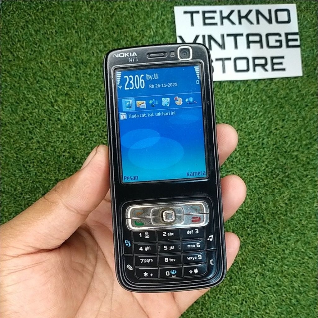 Hp Jadul Nokia N73 Black Music Edition Stereo Speaker Original