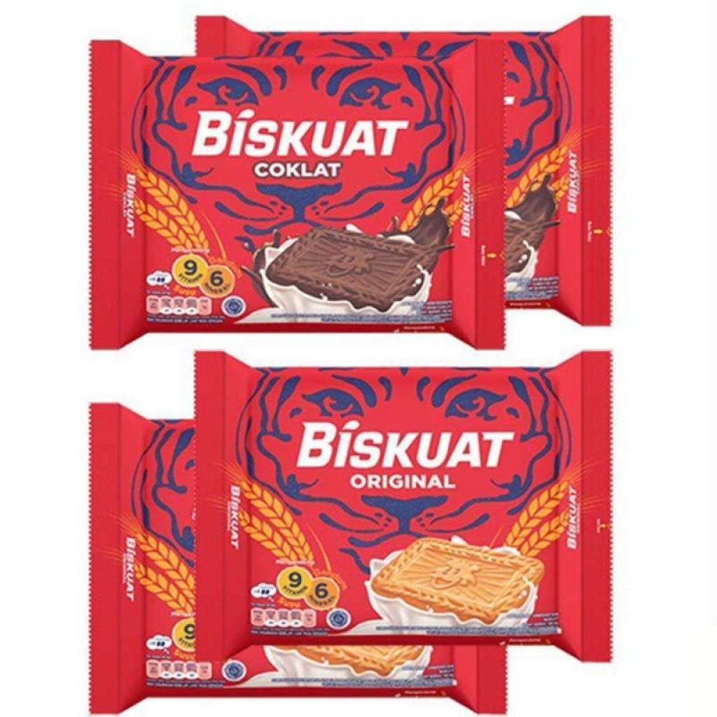 BISKUAT ENERGI RASA ORIGINAL DAN COKLAT UKURAN 106 GR
