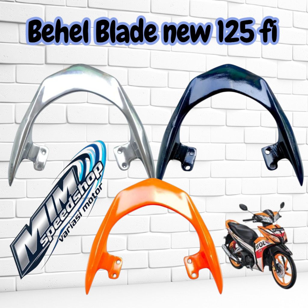 behel begel pegangan jok belakang Honda Blade new fi 125