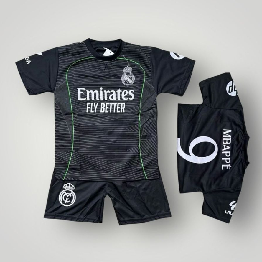Setelan Baju Bola Anak Real Madrid Terbaru / Set Bola Anak Laki Usia 6 Bulan - 15 Tahun