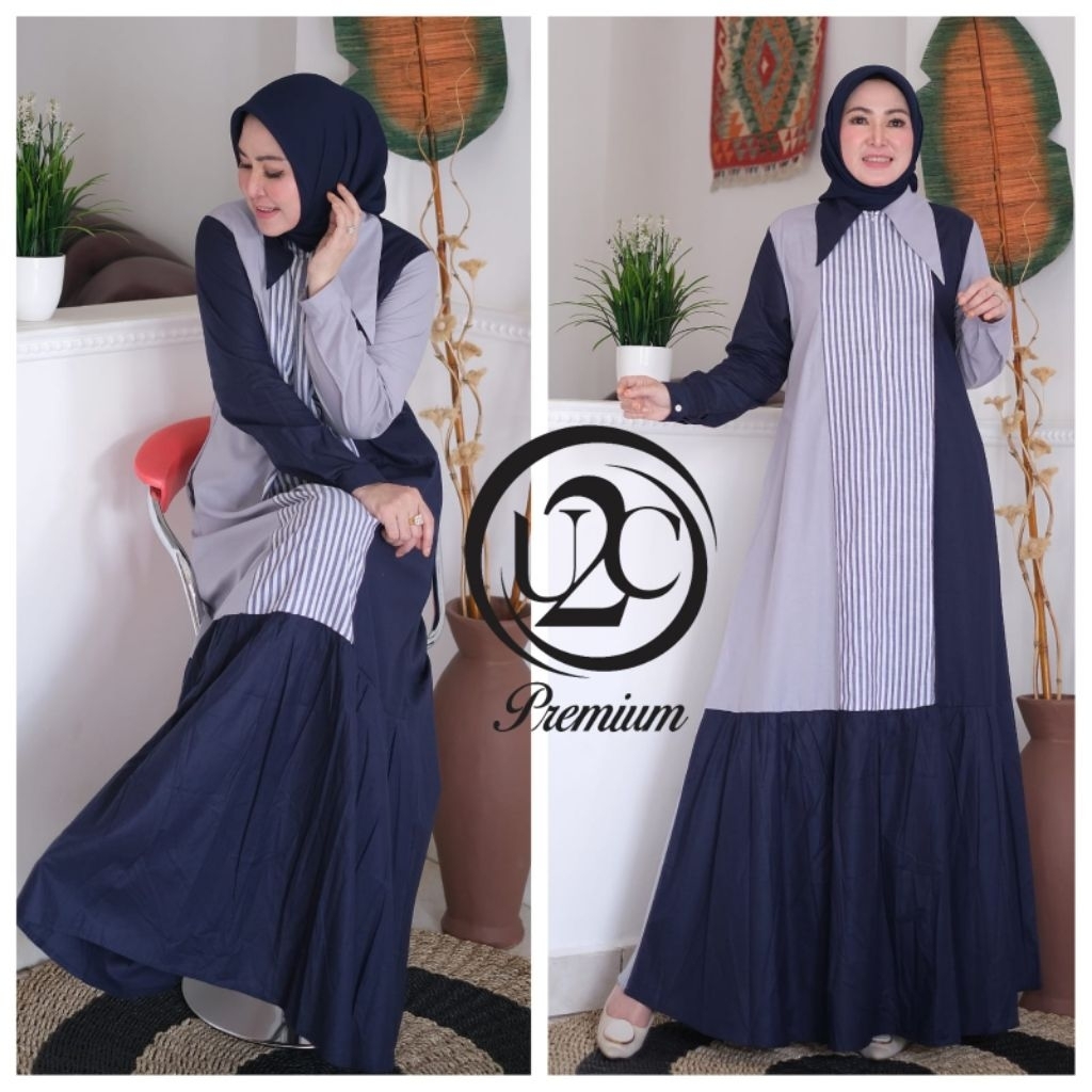 FAMOUS PREMIUM DRESS Premium by BUTIK U2C DRESS CASUAL DRESS DAILY MEWAH BUTIK U2C GAMIS KEKINIAN DR