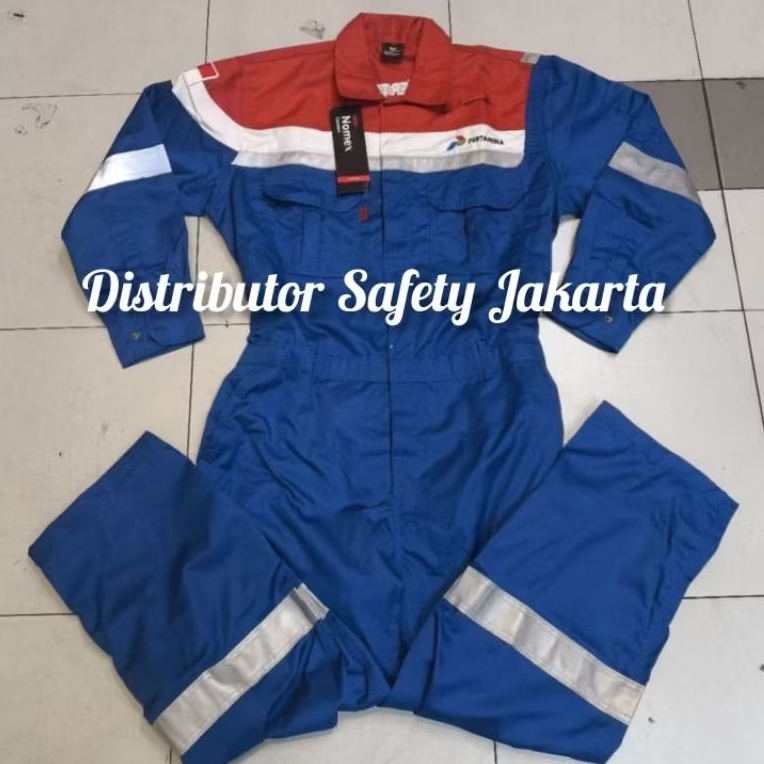 Wearpack Pertamina Nomex Dupont / Coverall Nomex Pertamina Original