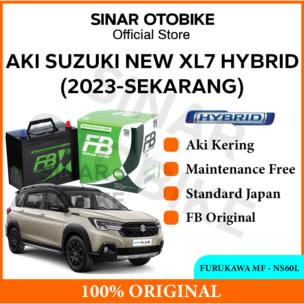AKI XL7 HYBRID FURUKAWA BATTERY MF KERING NS60L