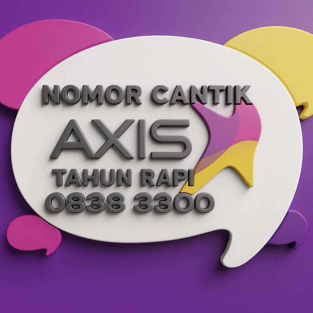 KARTU PERDANA NOMOR CANTIK AXIS TAHUN RAPI 2
