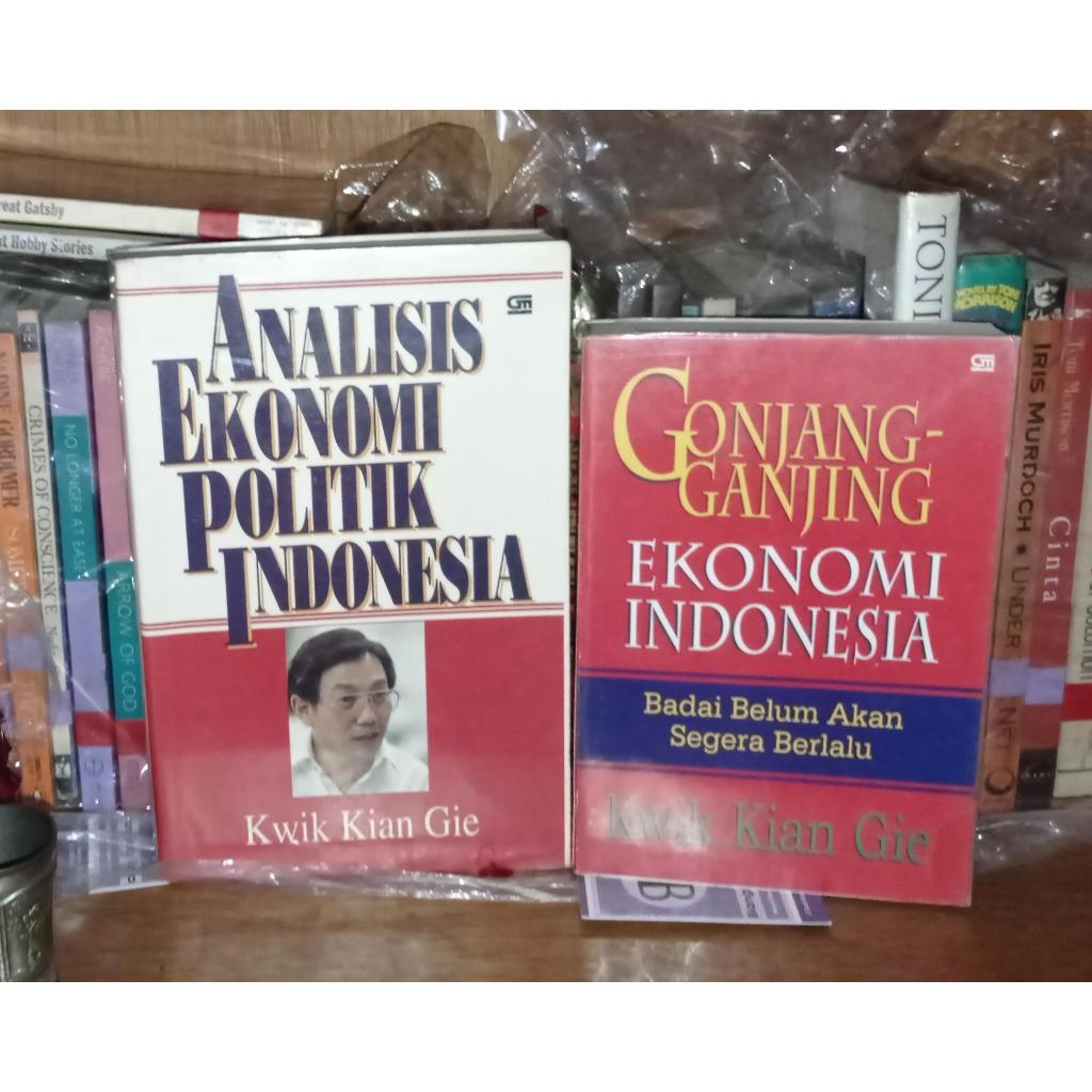 Buku 1.Analisis Ekonomi Politik, 2.Gonjang Ganjing Ekonomi (Original)