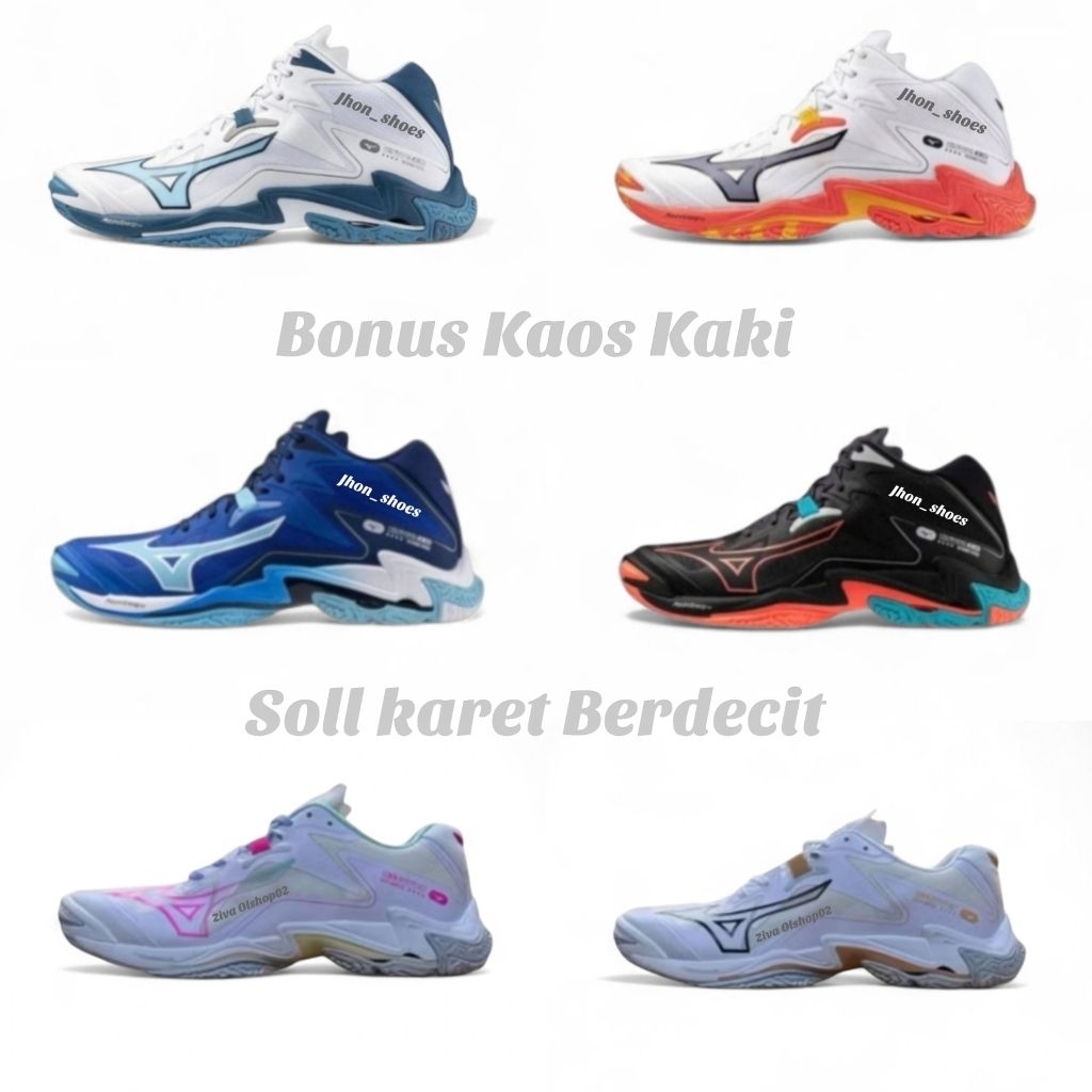 TERBARU Sepatu Voli Mizuno Wlz8 import Sepatu Volly Ball Sepatu Badminton Sepatu Voli Mizuno