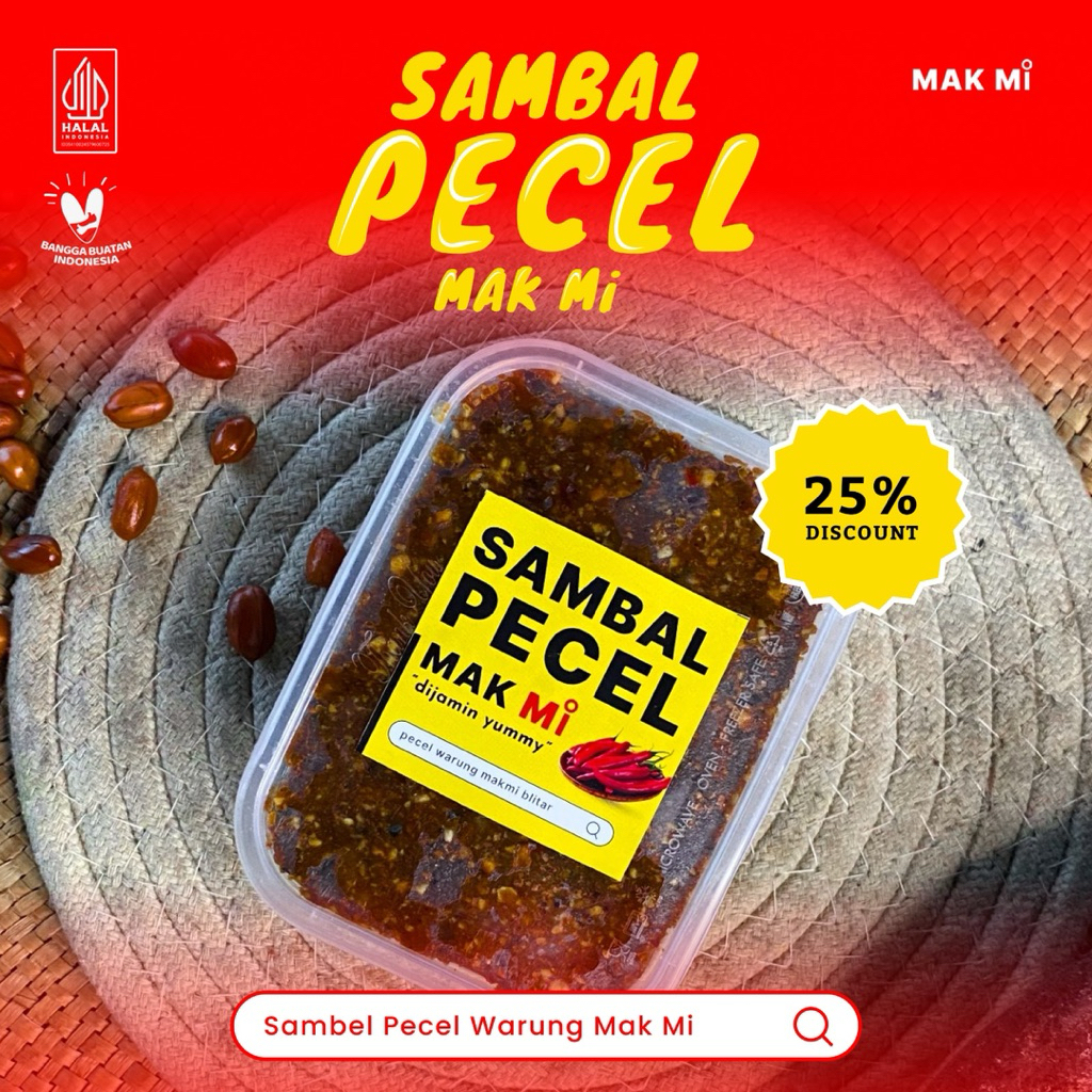 Sambel Pecel 1 kg Asli Sangrai, Sambel Pecel Blitar