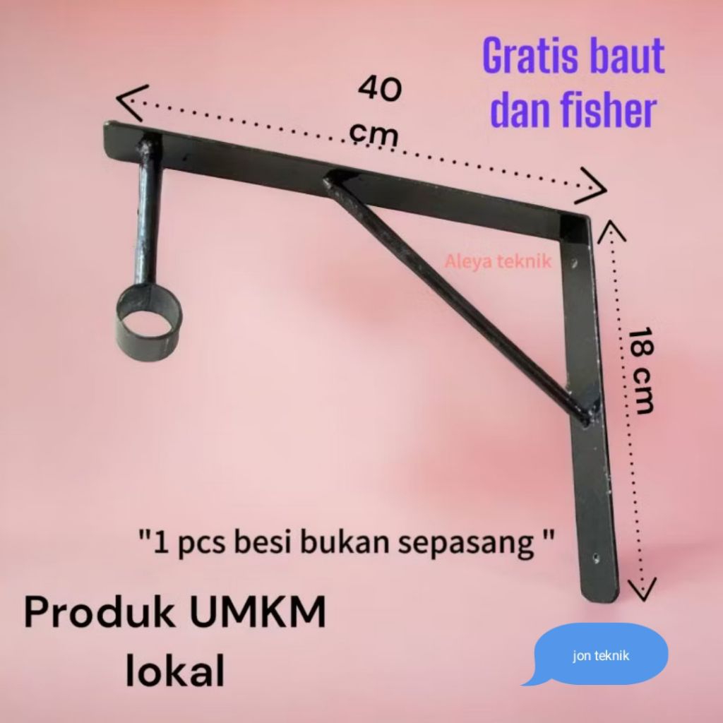 Besi siku rak dinding /besi siku ambalan /besi siku serba guna