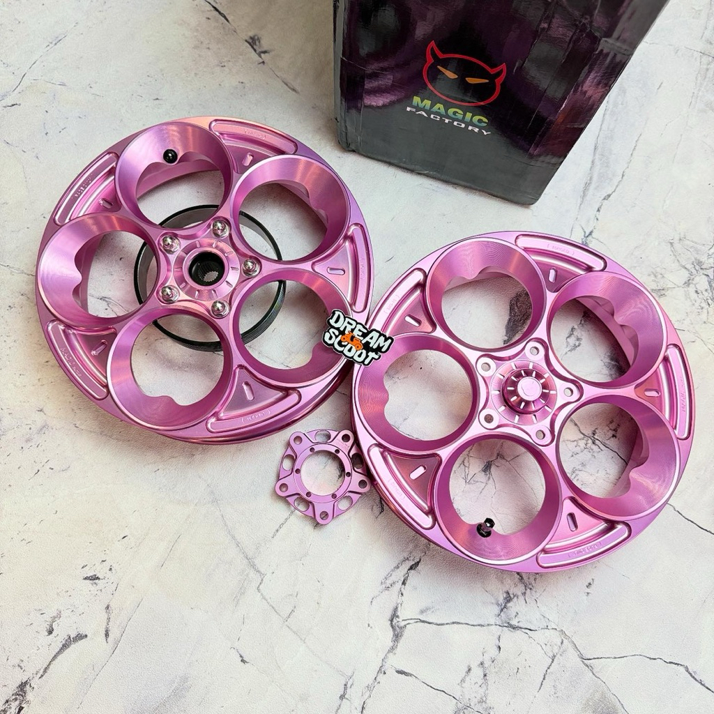 Velg magic W225 Pink R12 Vespa Matic Vespa Sprint Vespa Primavera Vespa S Vespa LX Vespa GTS Velg Fo