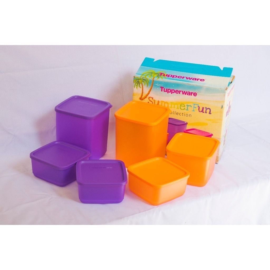 Summer Fun Tupperware 1set toples kue