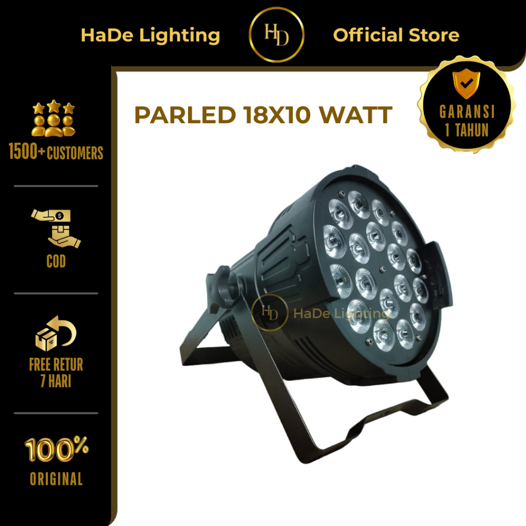 Par Led 18x10 Watt Fullcolor - Lampu Parled 18x10 Watt 4in1