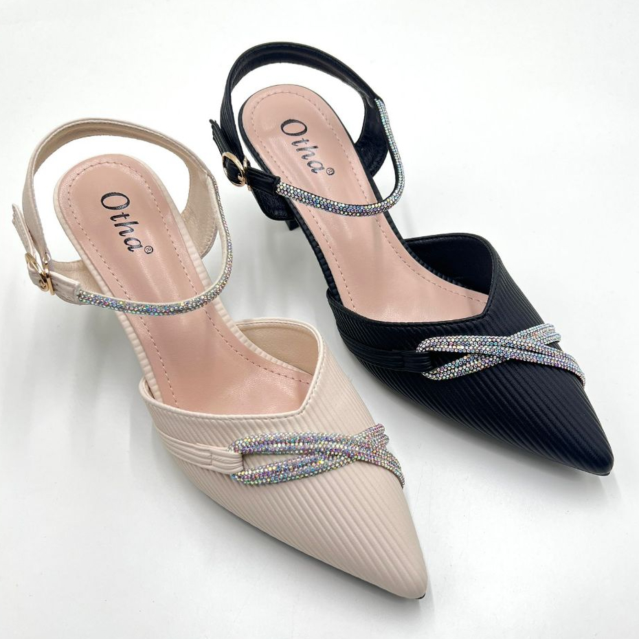Otha Shoes H1237 OHD - Sepatu Heels Wanita Tinggi Hak 6 cm