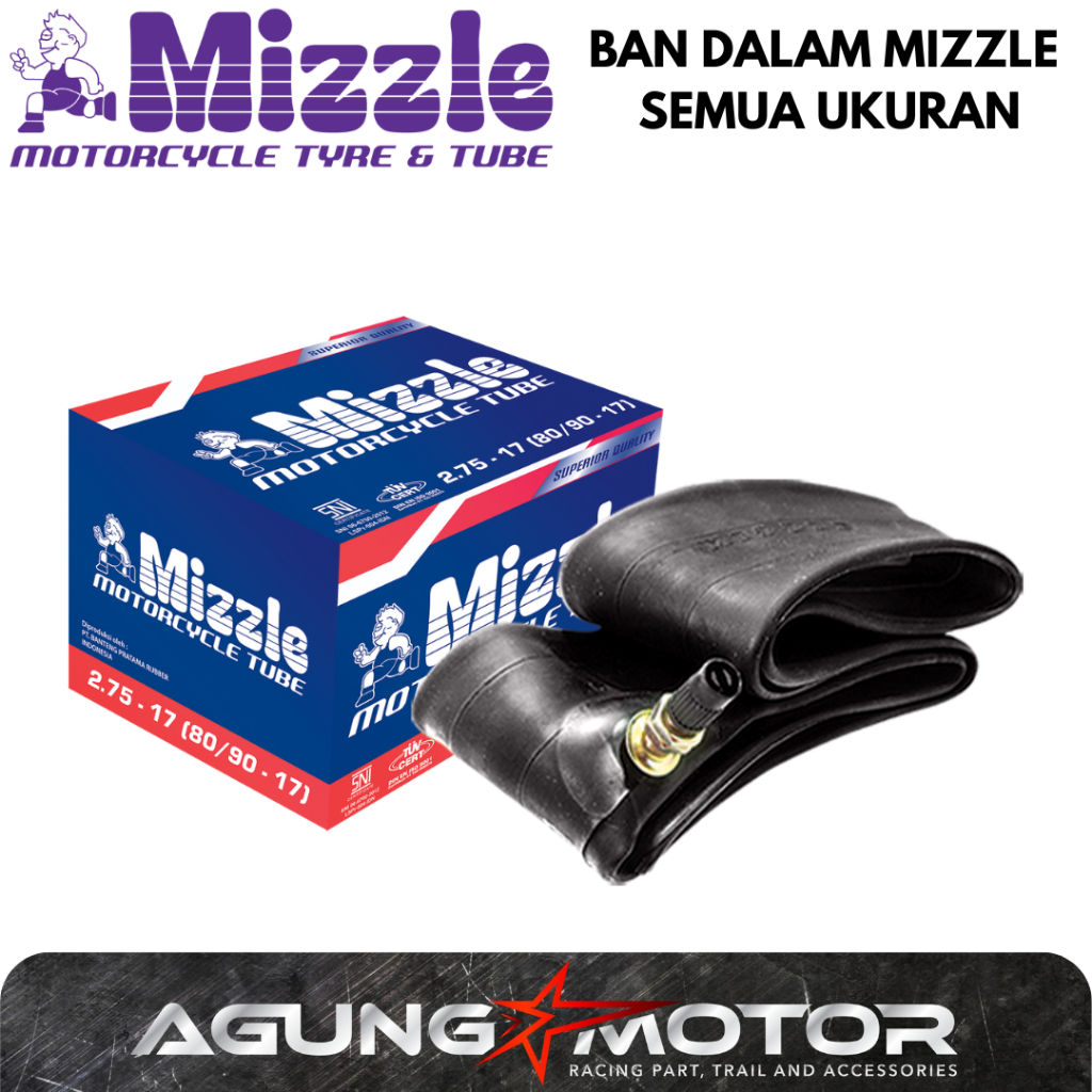 Ban Dalam MIZZLE Semua Ukuran motor velg 14 17 18