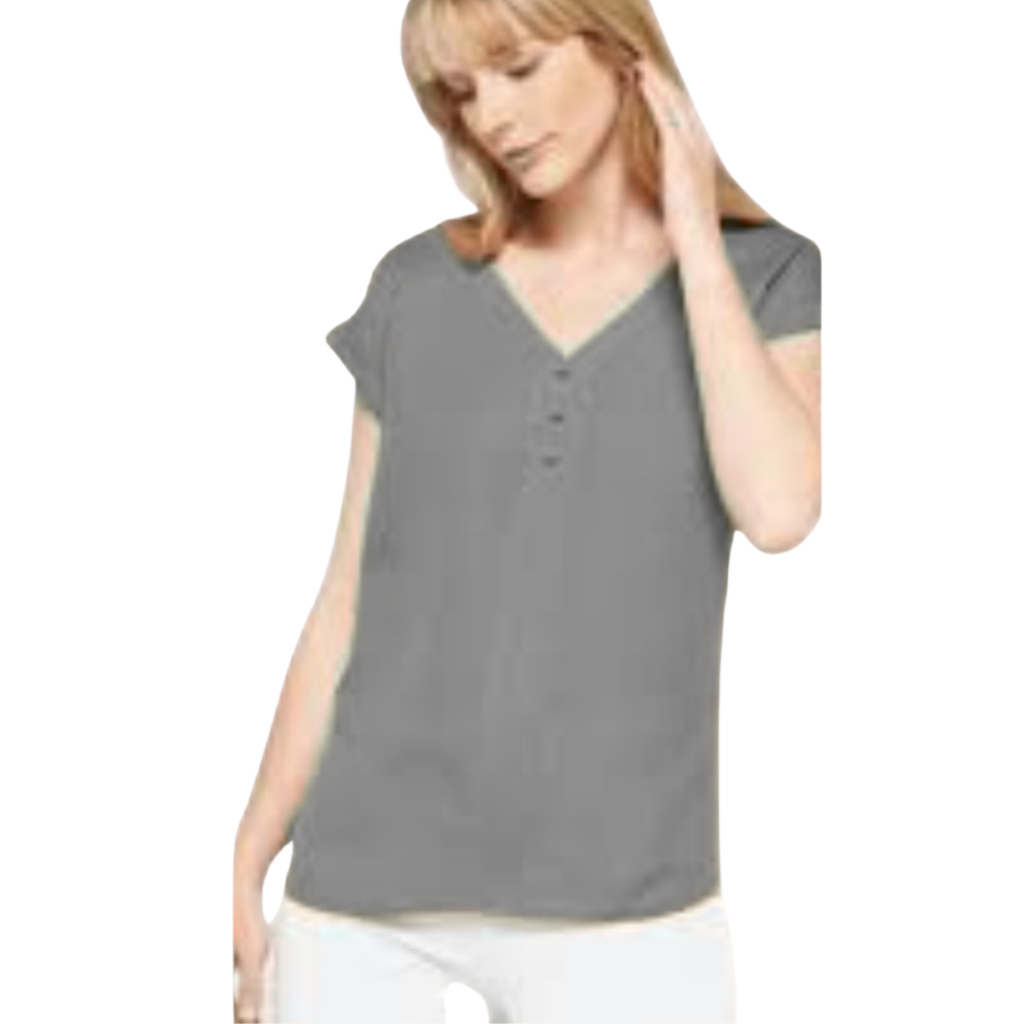 Blouse Atasan Wanita Lengan Pendek Blus Lengan Pendek Wanita Lengan Pendek Blus Kerah V Neck