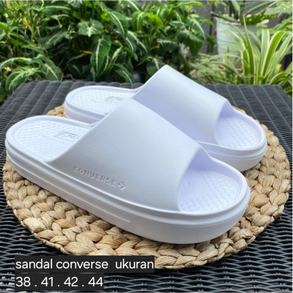 sandal converse original asli warna putih