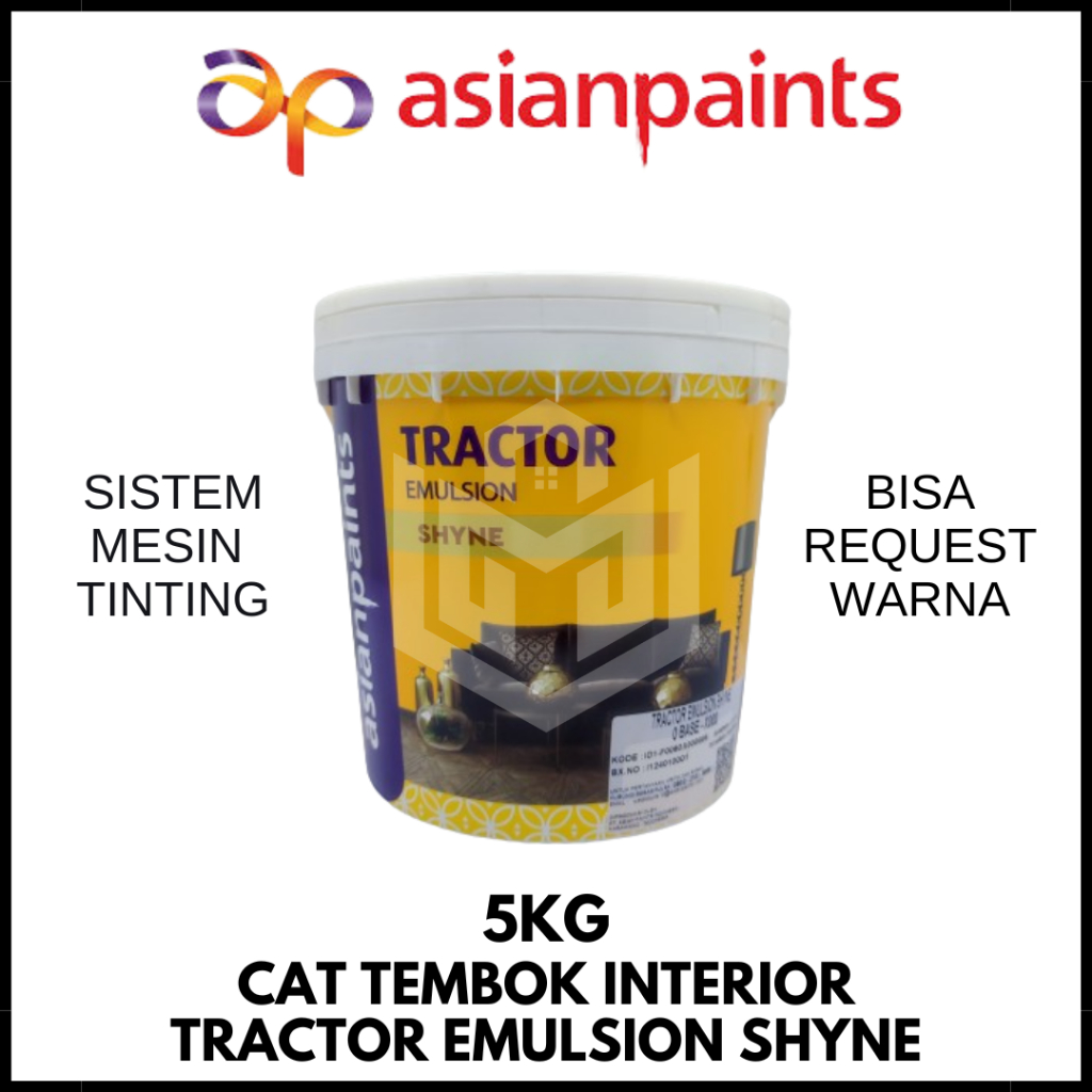 Tractor Emulsion Shyne Asian Paints 5kg / Ochre