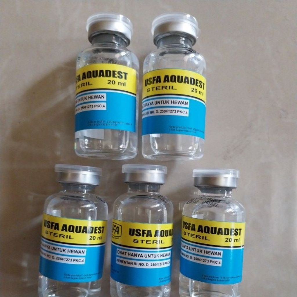 Aquadest 20ml cairan steril