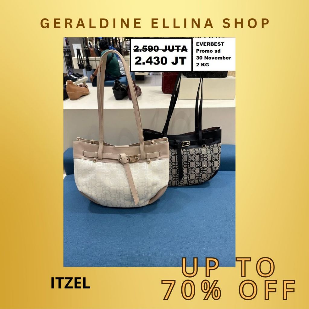 Tas wanita Everbest sale tote bag original 100% seri ITZEL