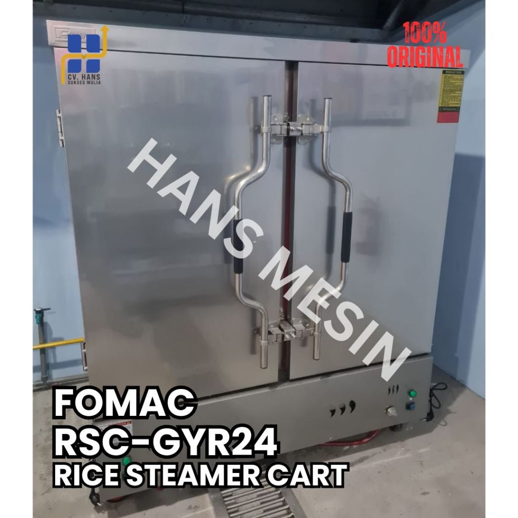 RICE STEAMER CART RSC-GYR24 (FOMAC) / RSC GYR24 / RSCGYR24