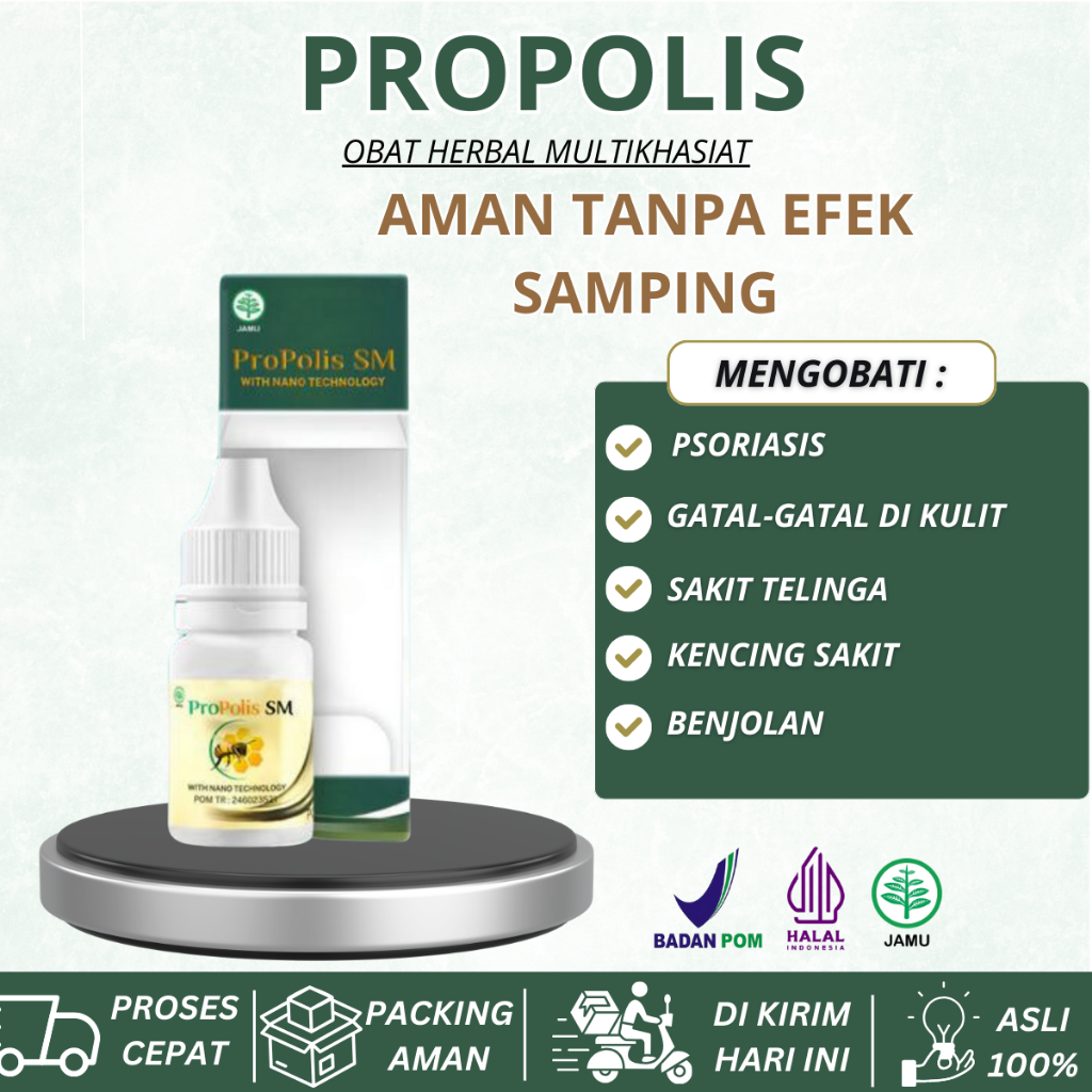 Propolis Sm Brazilian Asli 100% Original Dari Ekstrak Propolis Brazilian Green
