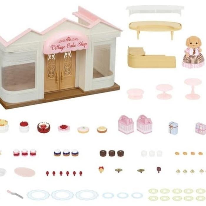 Mainan Anak Sylvanian Families Village Cake Shop original