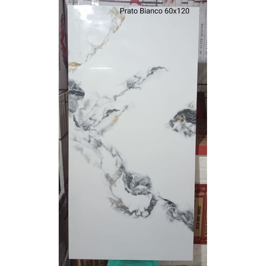 Granit Lantai/Dingding 120x60 Prato Bianco || Concord