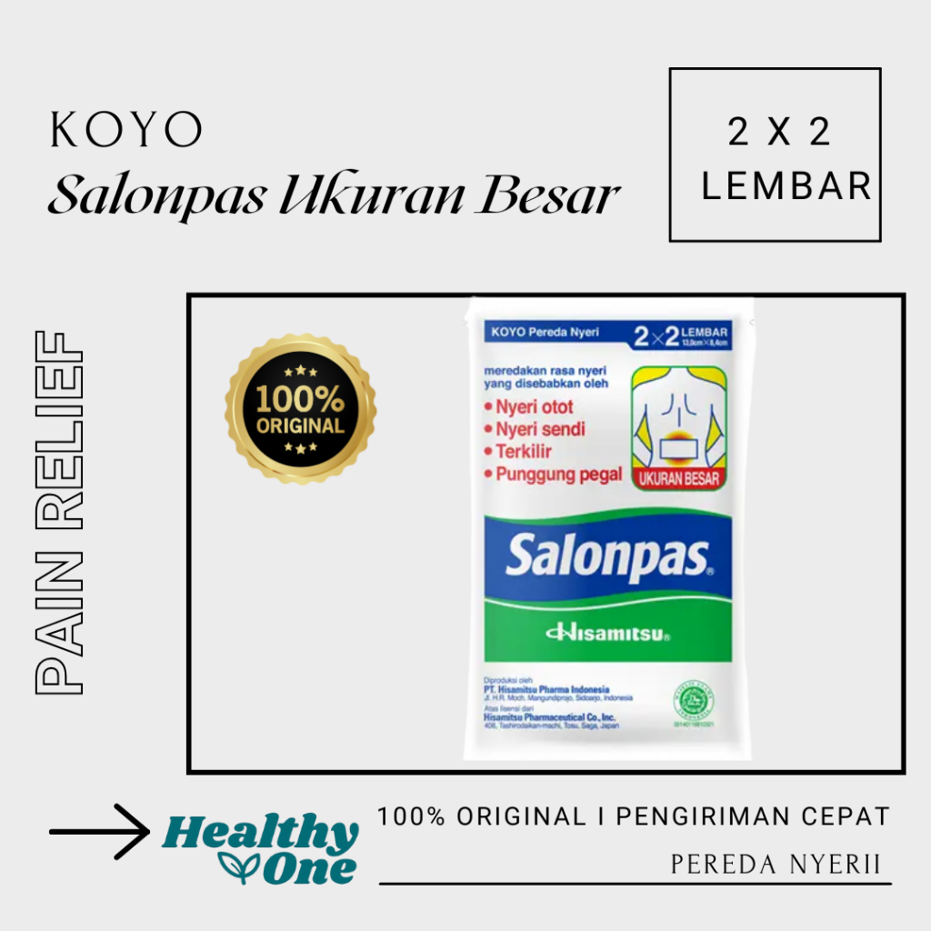 KOYO SALONPAS UKURAN BESAR 1X2 LEMBAR
