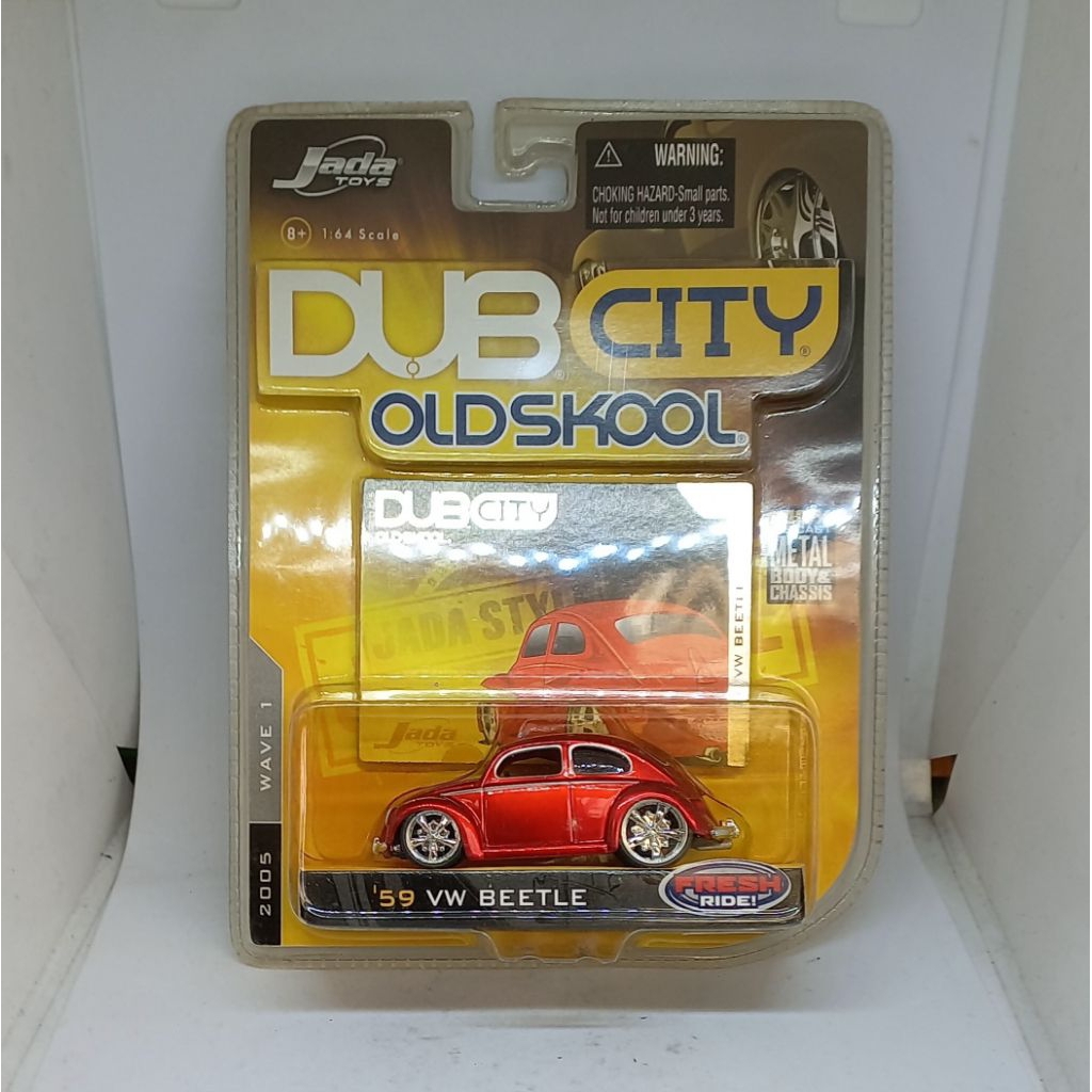 jada toys 1959 59 volkswagen vw beetle dubcity old skool diecast 1/6