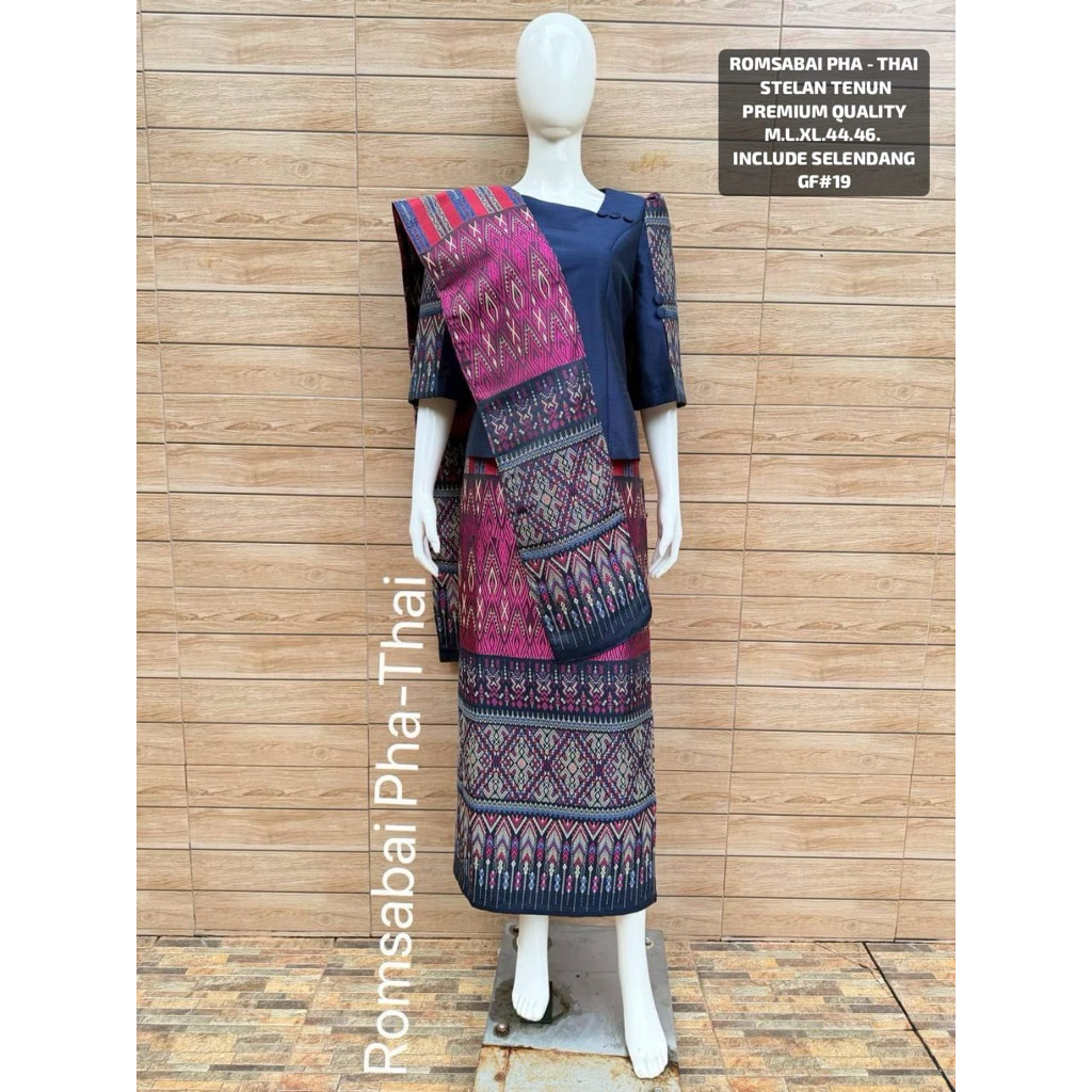 setelan set romsabai pha thai import bangkok