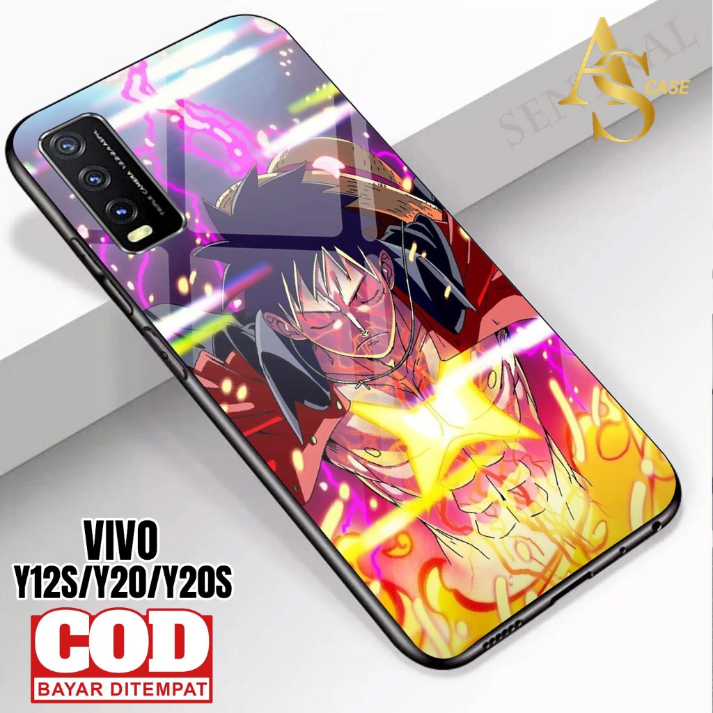 Case VIVO Y20 VIVO Y20s as_case [ Anime luffy ] Case Hp Glossy Casing Hardcase Softcase Bisa cod