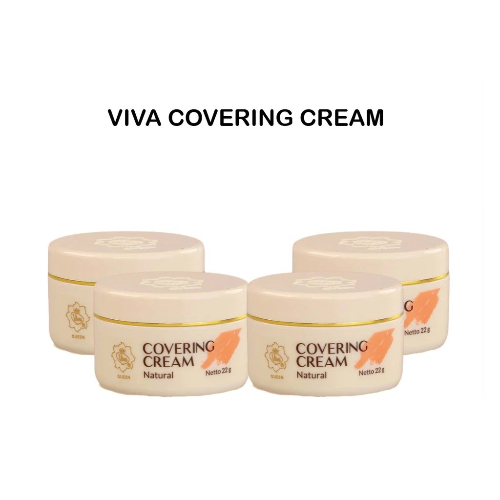 VIVA Queen Covering Cream - Viva Alas Bedak Foundation