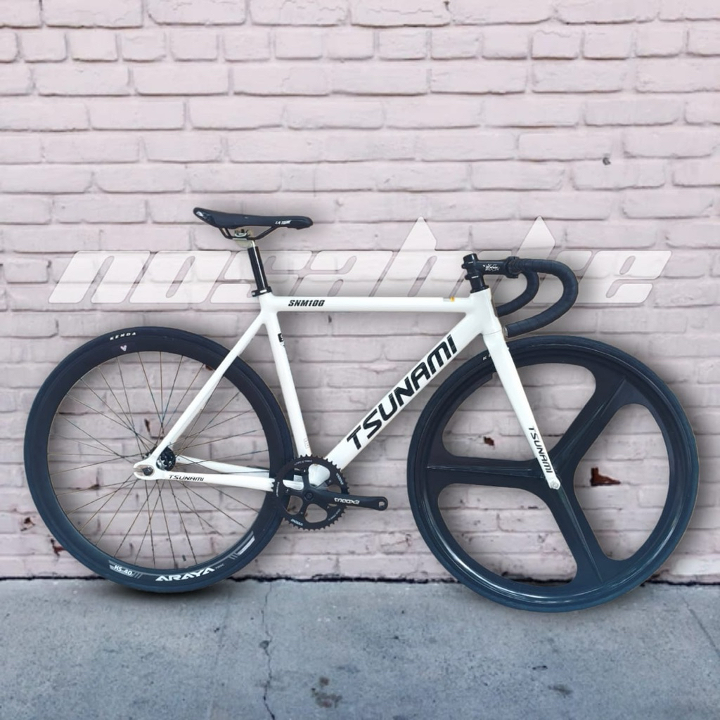 Paket Sepeda Fixie Tsunami SNM100 Trispoke Jayjo