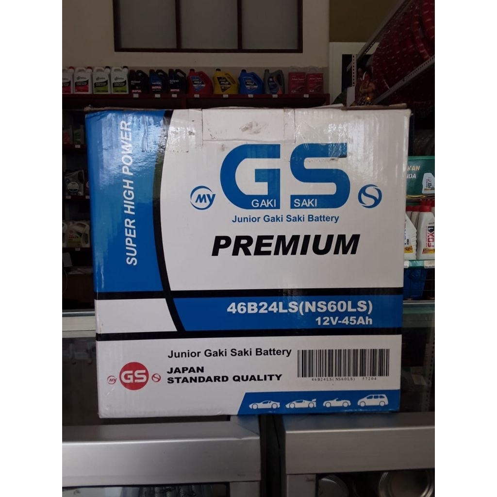 ACCU GS GAKI SAKI NS60LS 12V 45Ah