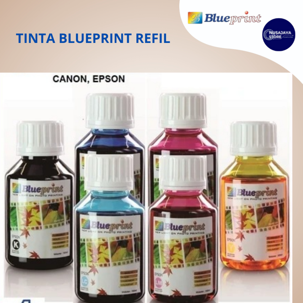 Tinta Canon BLUEPRINT Refill For Printer Canon IP2770, MG2570 - 100ml