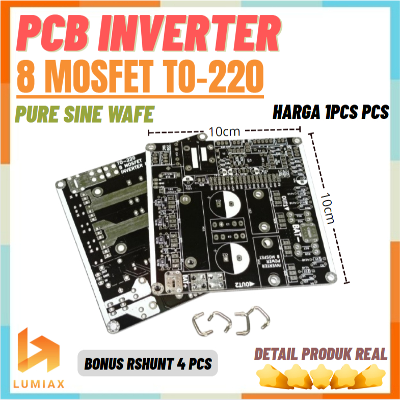 PCB INVERTER PSW PURE SINE WAVE 1000W 1KVA EGS002 LF BONUS SHUNT