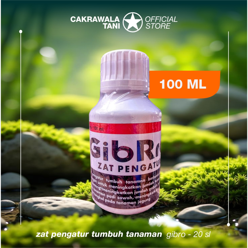 GIBRO HORMON PENGATUR TUMBUH TANAMAN B.A GIBRELIN GA3