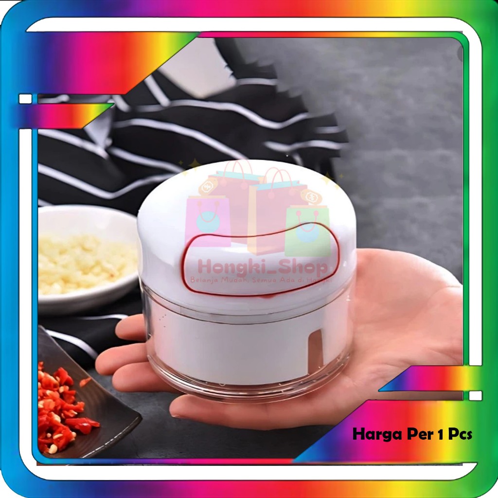 Chopper Manual Tarikan Tarik Speedy Blender Tarik Penggiling Daging Penghalus Bumbu Dapur Praktis Fo