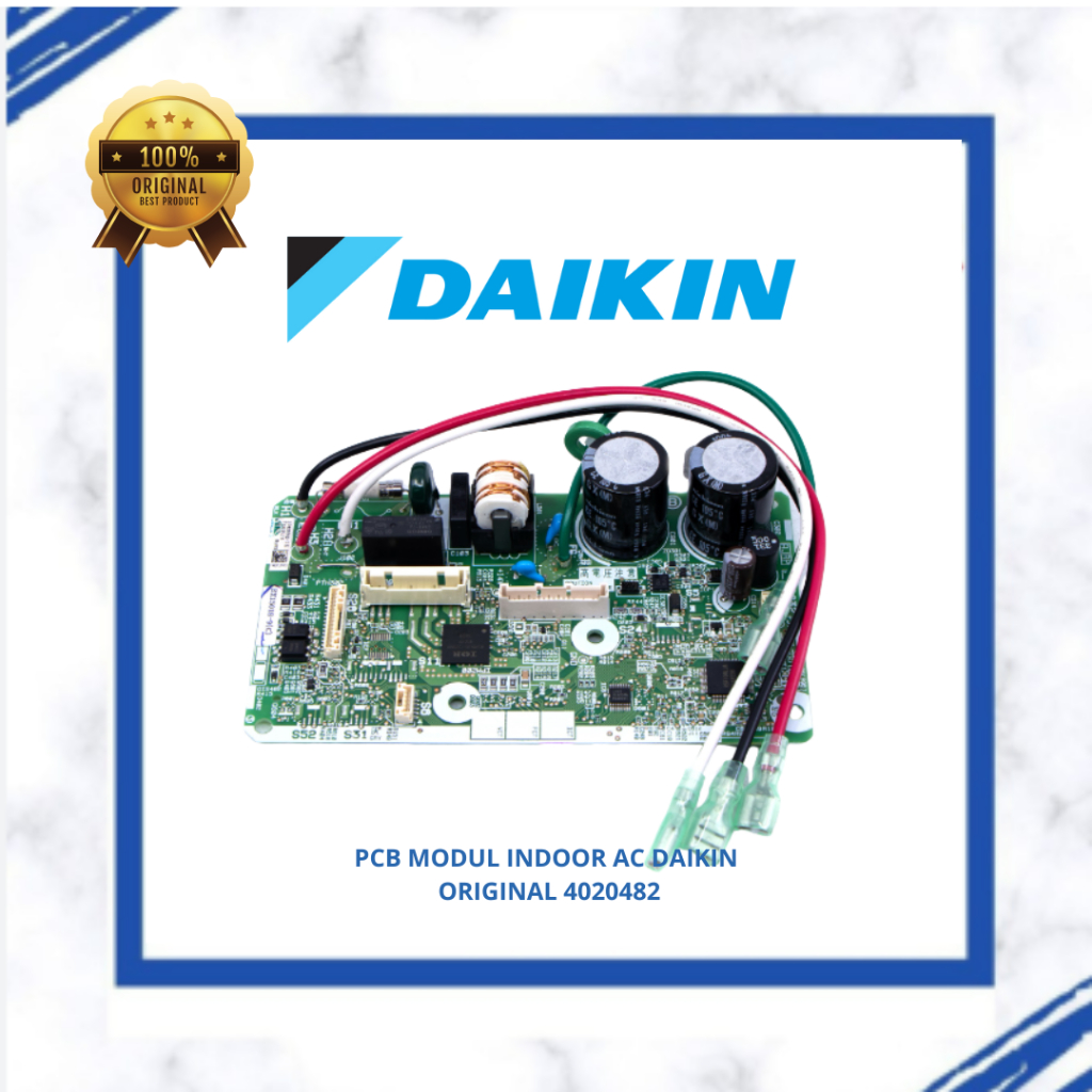 PCB MODUL INDOOR AC DAIKIN FTKQ25SVM4 ORIGINAL 4020482